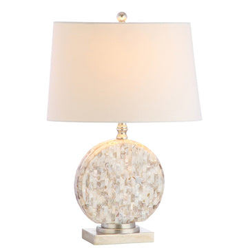 Dennis 24" Seashell LED Table Lamp - JONATHAN Y